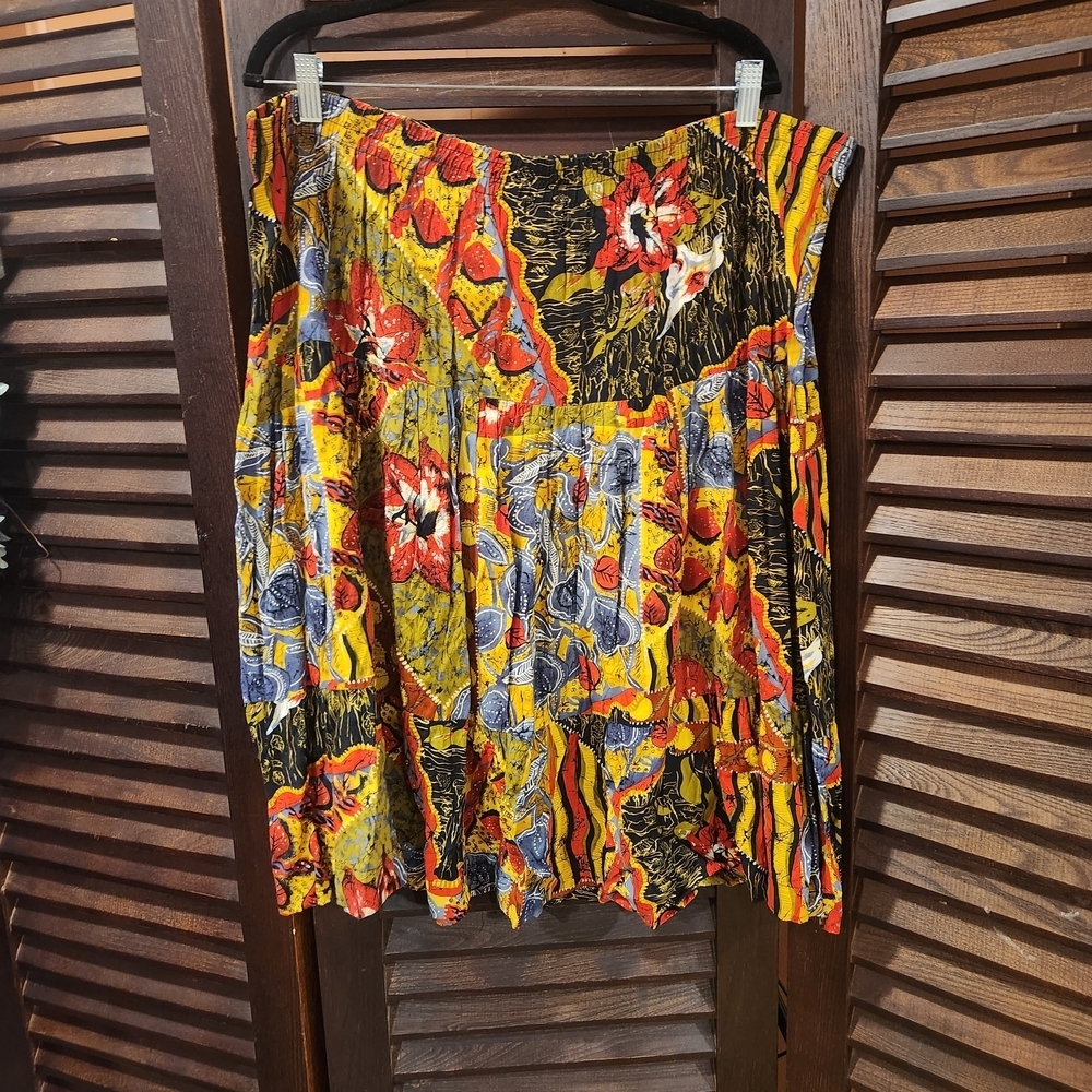 Clio Vibrant Floral Midi Skirt